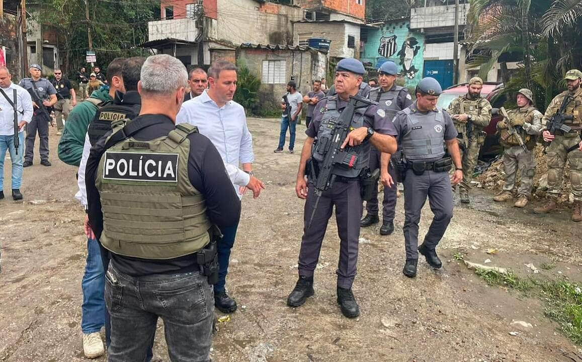 São Paulo – A Secretaria da Segurança Pública (SSP) de São Paulo ampliou com mais 400 policiais o efetivo da Polícia Militar na segunda fase da Operação Escudo, na Baixada Santista, iniciada no último dia 2. Desde então já são 20 mortos, entre eles, apenas um nome vinculado ao crime, o que torna a ação mais letal que sua primeira etapa: de julho a setembro passado, foram 28 mortos. Foto: SSP-SP/Divulgação