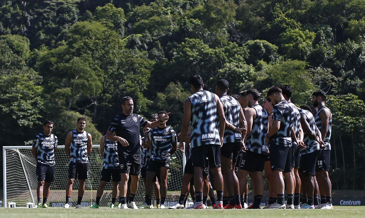 botafogo, treino, futebol Por: Vitor Silva/Botafogo/Direitos Reservados