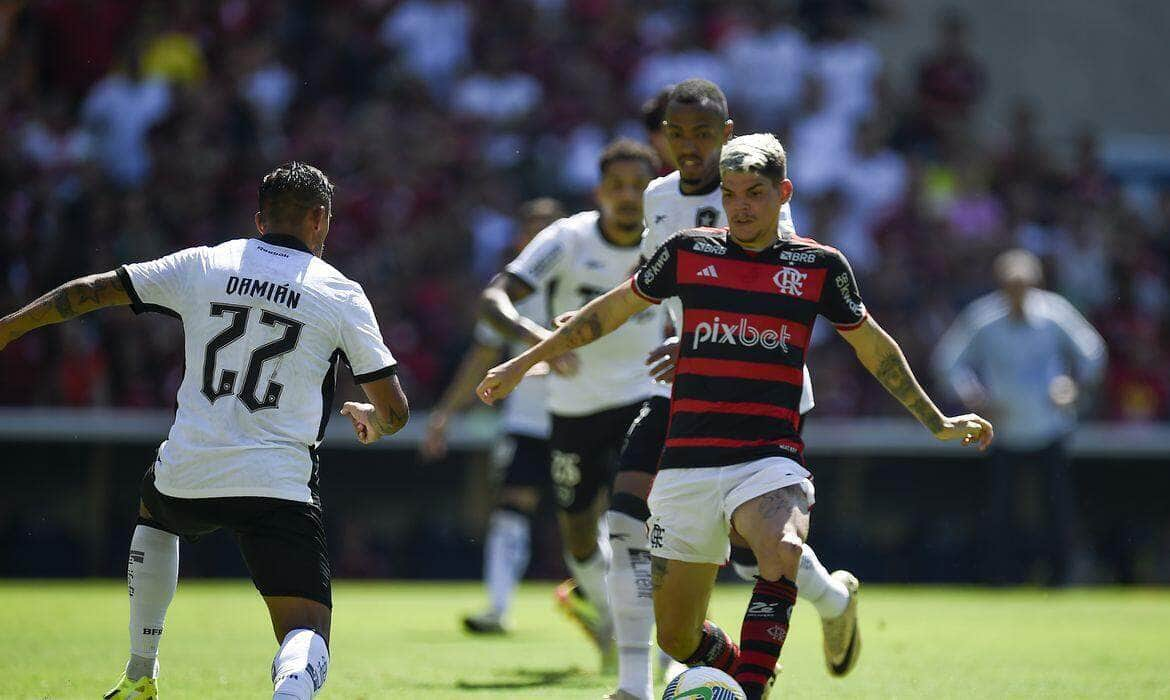 Botafogo vence Flamengo no Maracanã - Flamengo x Botafogo - Campeonato Brasileiro - Estadio do Maracana - 28-04-2024. Foto: Marcelo Cortes / Flamengo