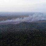 Fotos aéreas , incêndio Alter do Chão Por: Divulgação Brigada de Alter do Chão (PA)