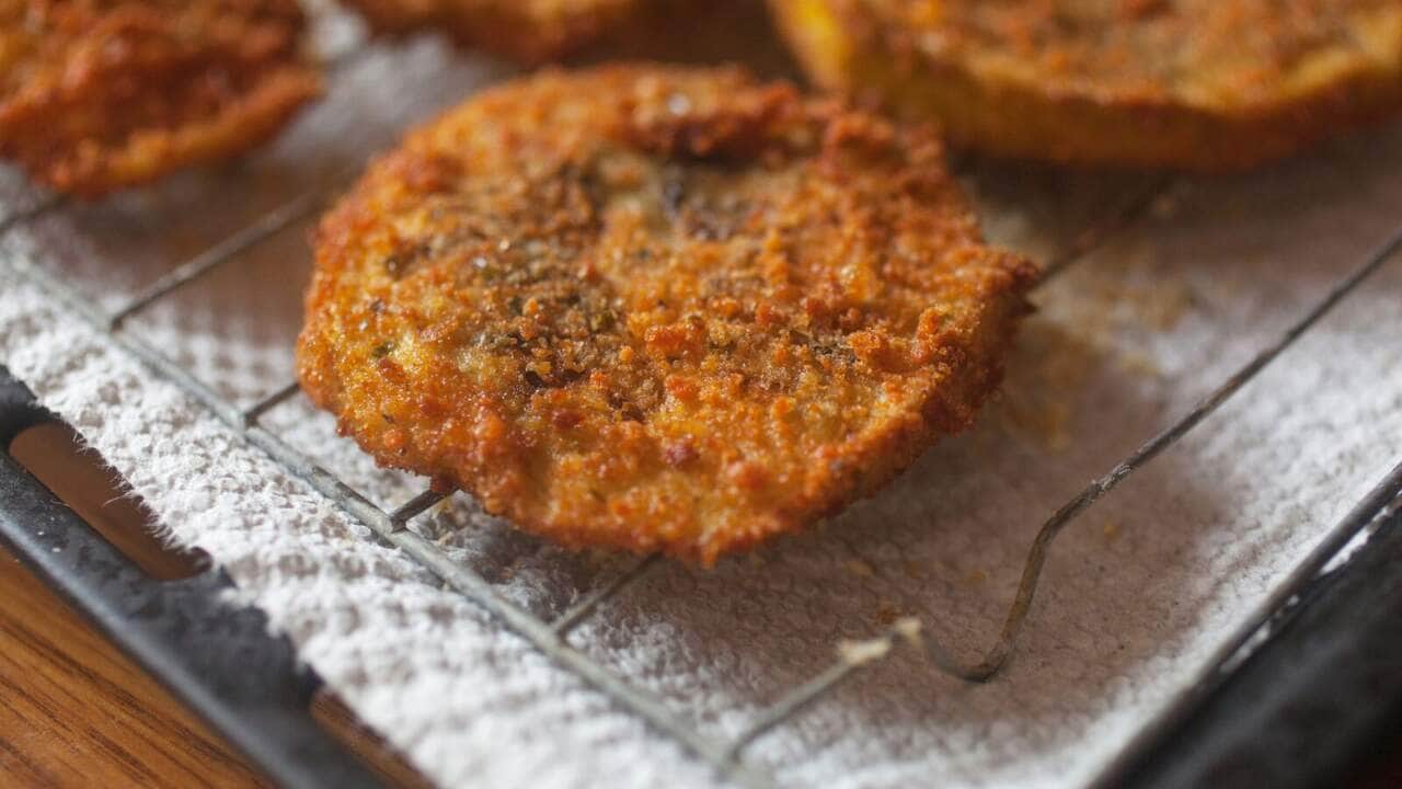 Berinjela empanada na airfryer