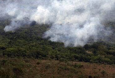 Incêndio na Chapada dos Veadeiros Por: Valter Campanato/Agência Brasil