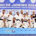 Brasil é ouro por equipes no campeonato Pan-Americano e Oceania, RJ, em 28_04_2024 Por: Anderson Neves/CBJ/Direitos Reservados