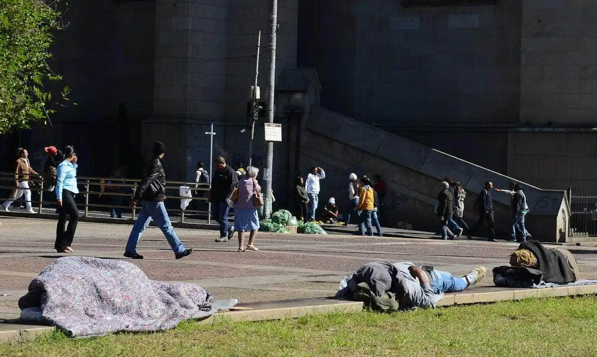 Pessoas em situação de rua em São Paulo Por: Arquivo/Agência Brasil