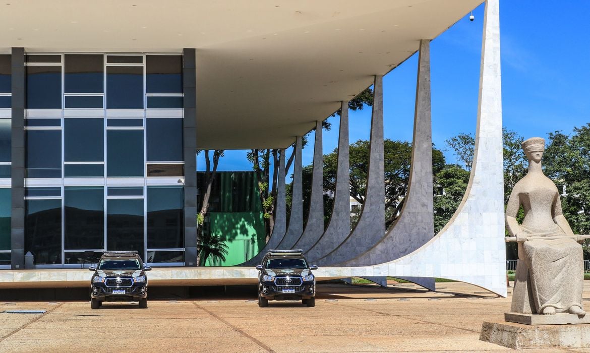 Brasília - 22. 05. 2023 - Foto da Fachada do Supremo Tribunal Federal, em Brasília. Foto: Antônio Cruz/ Agência Brasil/Arquivo
