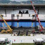 Palco para show de Madonna começa a tomar forma no gramado do Maracanã Por: Marcelo Santos