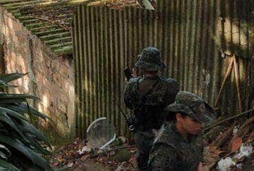 Operação Escudo: Ação conjunta entre Polícia Militar e órgãos municipais desmantela 9 edificações usadas por traficantes. Foto: Polícia Militar SP/Twitter