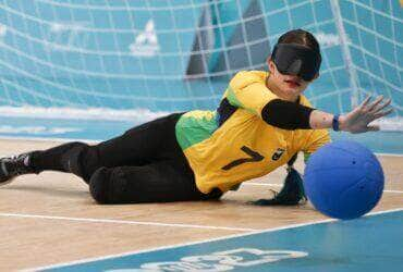 brasil, peru, goalball, parapan Por: Cris Mattos/CPB/Direitos Reservados