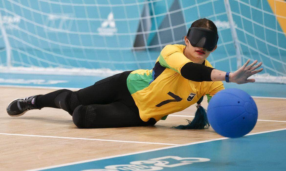 brasil, peru, goalball, parapan Por: Cris Mattos/CPB/Direitos Reservados