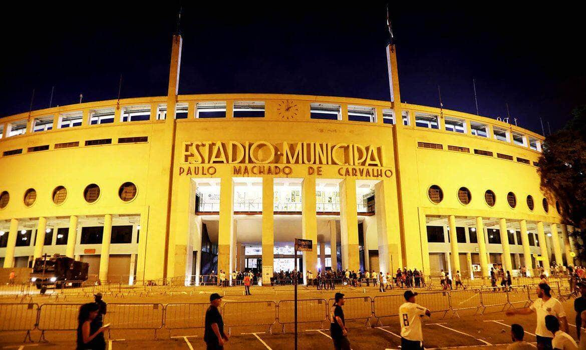 Estádio do Pacaembu/SP Por: Pedro Ernesto Guerra Azevedo/Santos FC/Direitos reservados