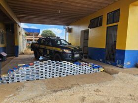 Polícia Rodoviária Federal intercepta caminhão com 200 kg de drogas em rodovia de Mato Grosso