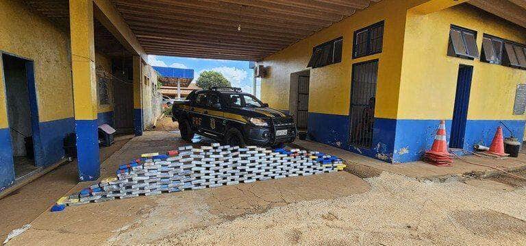 Polícia Rodoviária Federal intercepta caminhão com 200 kg de drogas em rodovia de Mato Grosso