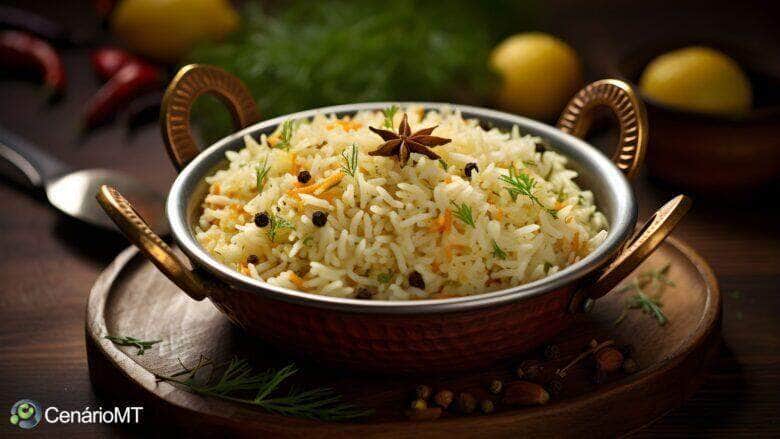 Receita de arroz na airfryer