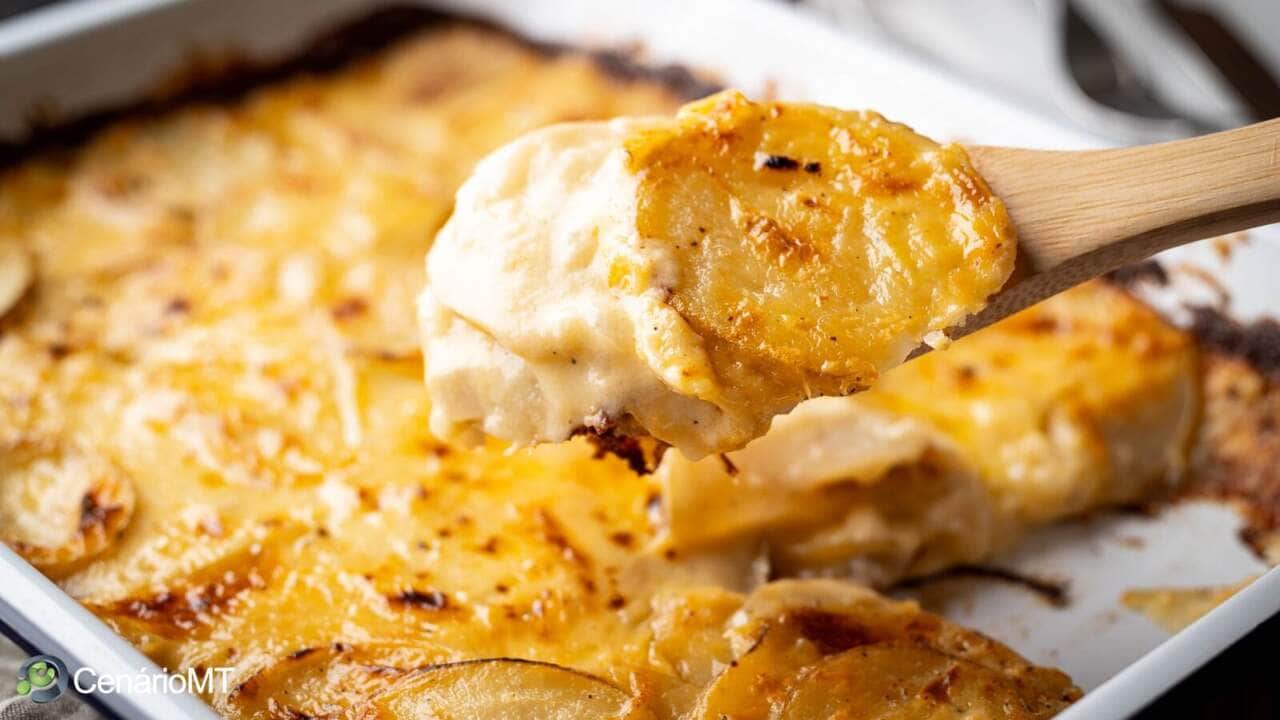 Receita de batata gratinada