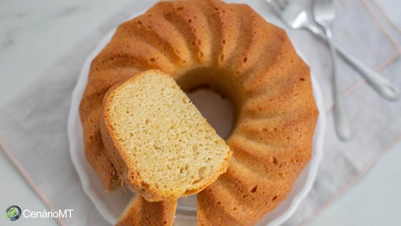 Receita de bolo de farinha de trigo