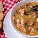 Receita de caldo de mandioca