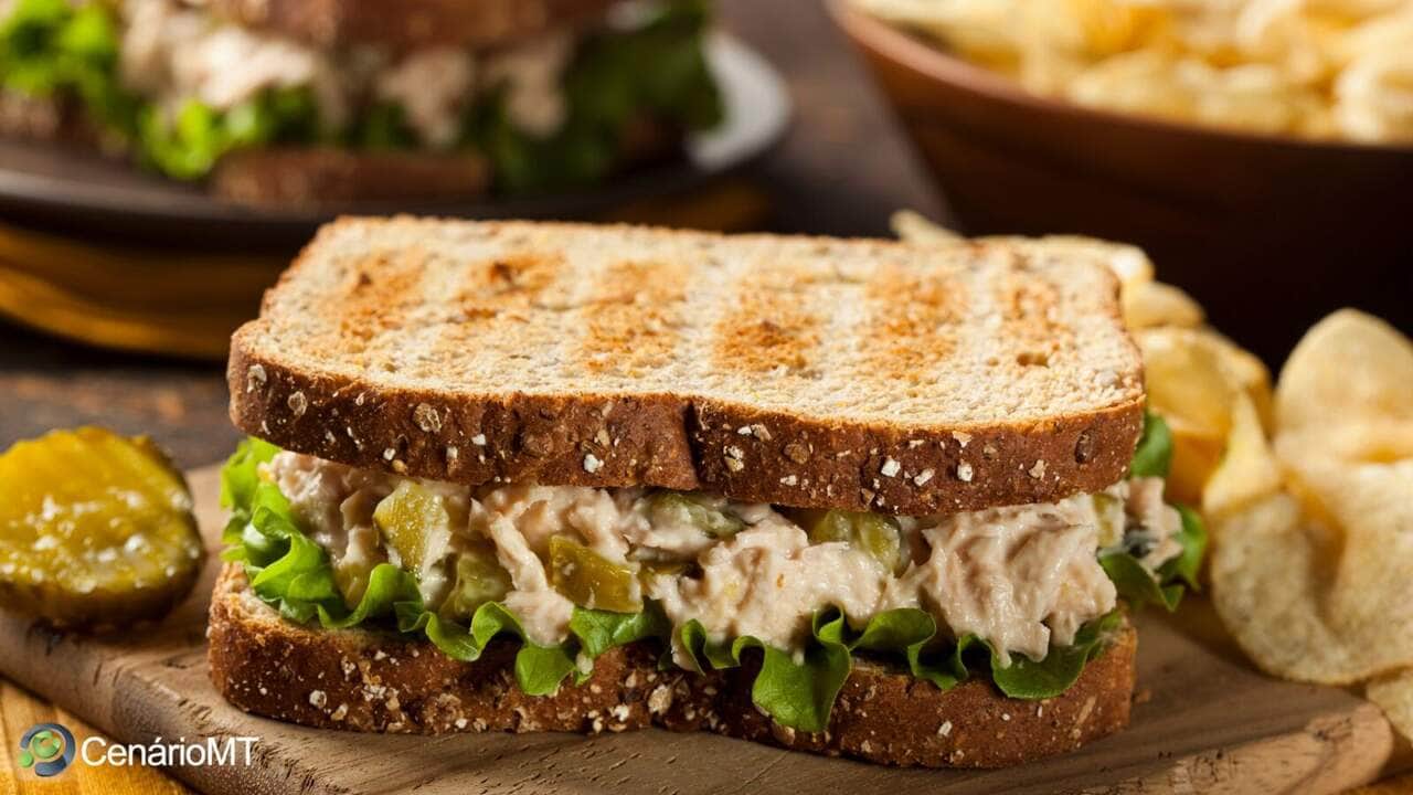 Receita de sanduíche de atum