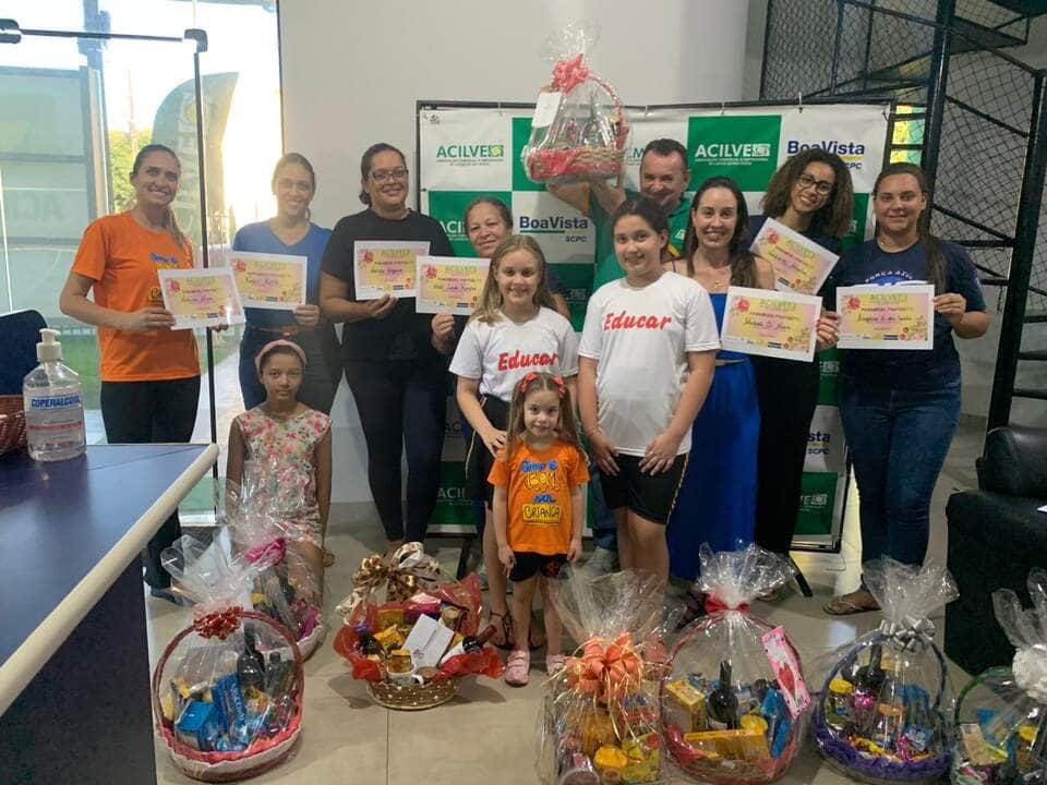 ACILVE celebra o Dia das Mães com sorteio especial de cestas para as crianças
