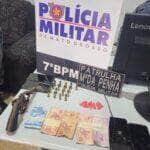 Suspeito de porte ilegal de arma é preso e apontado como coautor de homicídio em Nobres