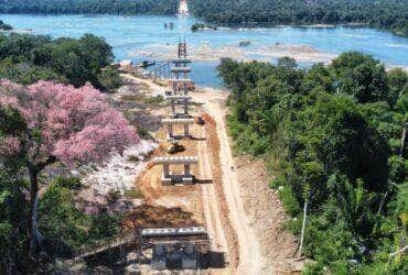 Ponte de mais de 1,3 quilômetro sobre o Rio Juruena será a maior do Estado Crédito - Prefeitura de Nova Bandeirantes-MT