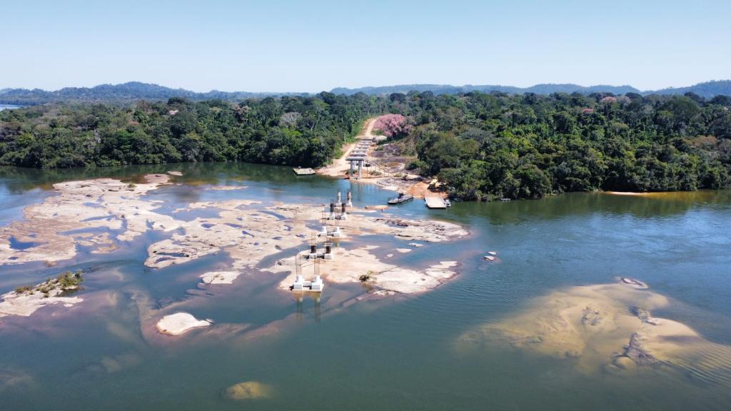 Ponte vai criar novo corredor logístico na região, interligando regiões norte e nordeste - Foto: Prefeitura de Nova Bandeirantes-MT