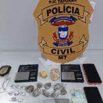 Polícia Civil de Tapurah desmantela ponto de venda de drogas e prende dupla em flagrante