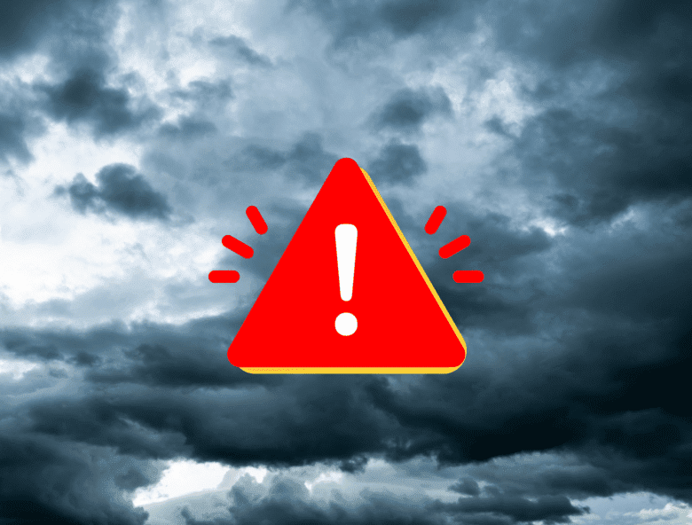alerta de perigo chuvas
