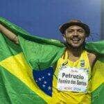 17. 05. 2024 - PETRUCIO FERREIRA - Mundial de Atletismo KOBE 2024, no Kobe Sports Park. Foto: Alessandra Cabral/CPB. Por: Alessandra Cabral/CPB/Direitos Reservados