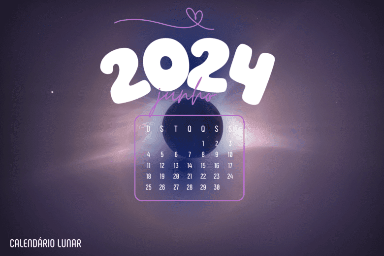 calendário lunar junho