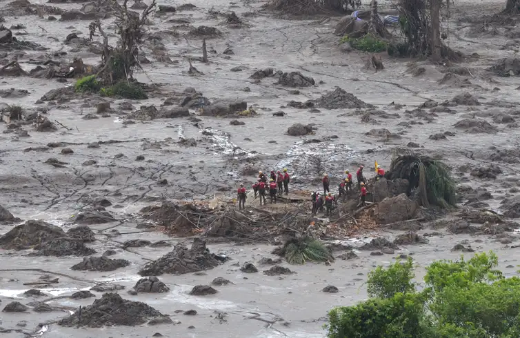 fotos do local onde aconteceu a tragédia pelos os rezidos de menerios das barragens de Santarem e Fundão,na cidade de Bento Rodrigues distrito de Mariana. Antonio Cruz/ Agência Brasil/Arquivo