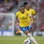 debinha, seleção feminina, brasil Por: Lucas Figueiredo/CBF/Direitos Reservados