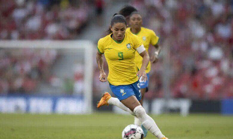 debinha, seleção feminina, brasil Por: Lucas Figueiredo/CBF/Direitos Reservados
