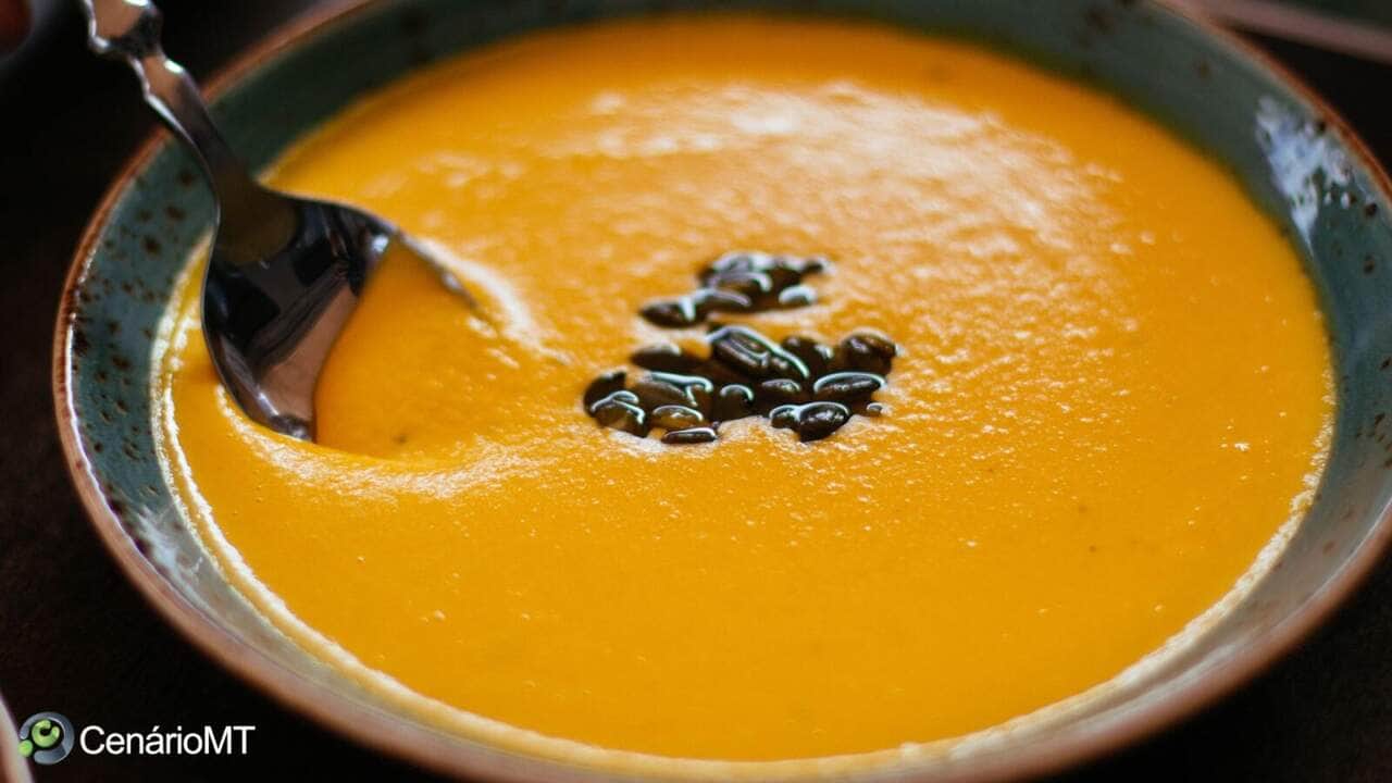 Receita de sopa de abóbora
