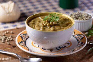 Receita de caldo de ervilha