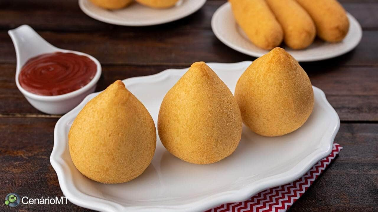 Receita de coxinha de frango