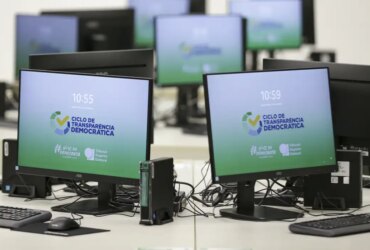 Brasília (DF), 04/10/2023 - Sala de inspeção do código-fonte das urnas eletrônicas, no Tribunal Superior Eleitoral (TSE). Foto: Marcelo Camargo/Agência Brasil
