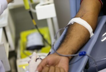 Para marcar o Dia Mundial do Doador de Sangue, o Ministério da Saúde lança campanha de doação de sangue, no Hemocentro de Brasília. Por: Marcelo Camargo/Agência Brasil