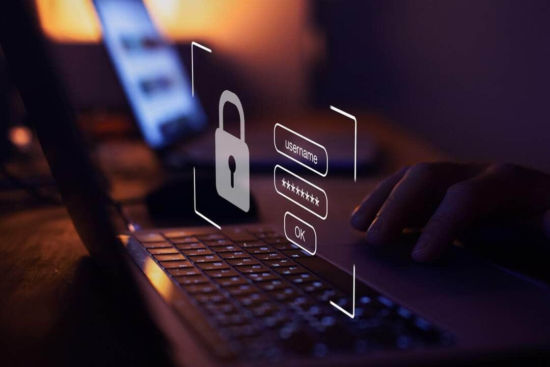 Crie senhas fortes e proteja seus dados! 87 login and password, cyber security concept, data protection and secured internet access - Fotos do Canva