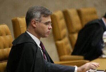 Brasília (DF) 07/06/2023 - O ministro do Supremo Tribunal Federal (STF), André Mendonça durante julgamento do marco temporal de terras indígenas. O caso põe em lados opostos ruralistas e povos originários, e está parado na Corte desde 2021. O tema tem relevância porque será com este processo que os ministros vão definir se a tese do marco temporal tem validade ou não. O que for decidido valerá para todos os casos de demarcação de terras indígenas que estejam sendo discutidos na Justiça. Foto: José Cruz/Agência Brasil