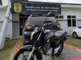 Polícia Civil recupera motocicleta apropriada por ex-funcionário de empresa em Lucas do Rio Verde