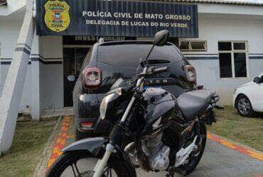 Polícia Civil recupera motocicleta apropriada por ex-funcionário de empresa em Lucas do Rio Verde