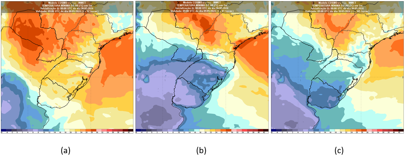 Rio Grande do Sul: semana começa com tempo quente seco na metade norte e temporais no sul do estado