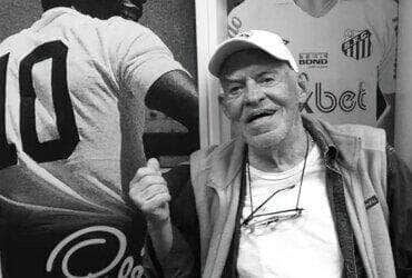SILVIO LUIZ - Morre aos 89 anos, em São Paulo, o narrador e apresentador esportivo Silvio Luiz. Foto: Twitter/Santos FC