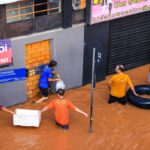 PORTO ALEGRE, RS, BRASIL, 05. 05. 2024 - Chuvas no Rio Grande do Sul - Fotos gerais enchente em Porto Alegre. Foto: Gustavo Mansur/Palácio Piratini