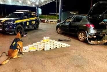 50kg de drogas apreendidas em ação da PRF na BR-364 em Rondonópolis