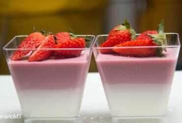 Como fazer mousse de morango