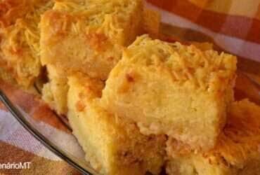 Receita de bolo de macaxeira