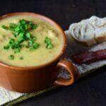 Receita de caldo verde com batata