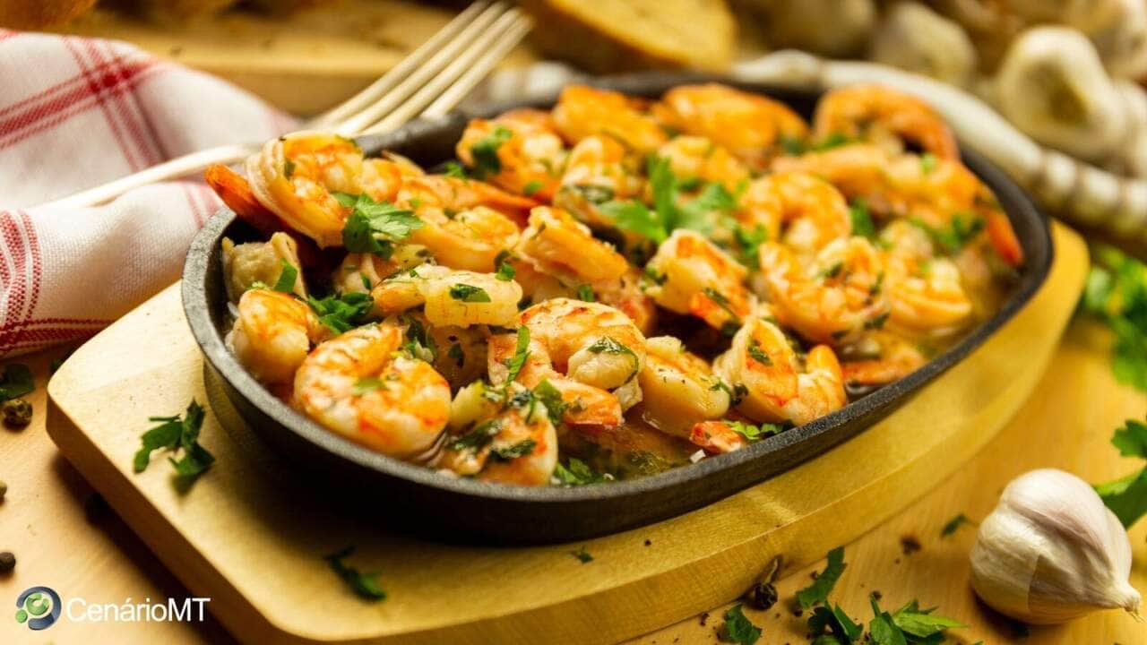Receita de camarão na manteiga