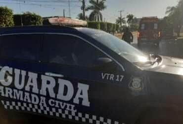 Acidente entre bicicleta e carro deixa um ferido em Lucas do Rio Verde